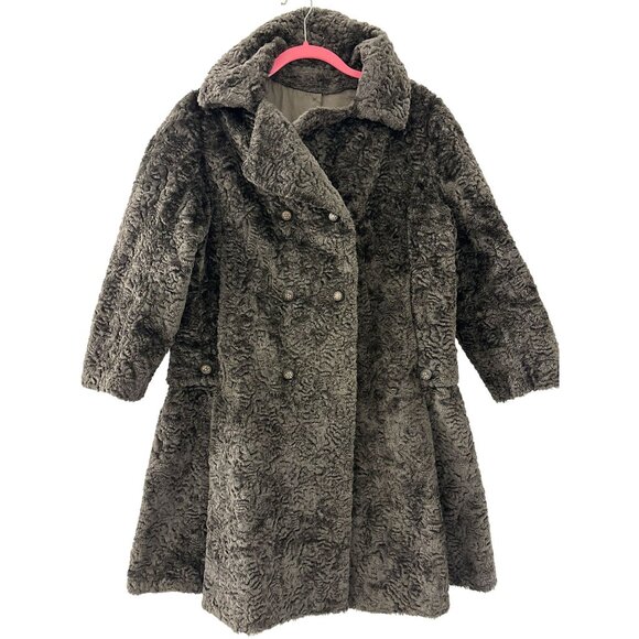 The bon marche Jackets & Blazers - Vintage Women's Brown 1960’s Bagoao By Sportstowne brown Faux Fur Coat Jacket SM